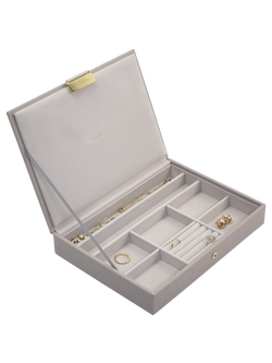 Stackers Classic Jewellery Box Lid, Taupe