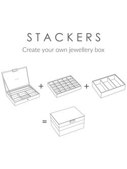 Stackers Classic Jewellery Box Lid - view 2, Taupe