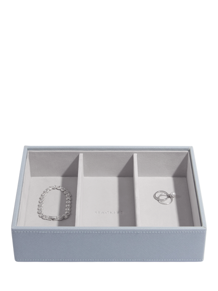 Stackers Classic Watch & Accessories Layer, Dusky Blue