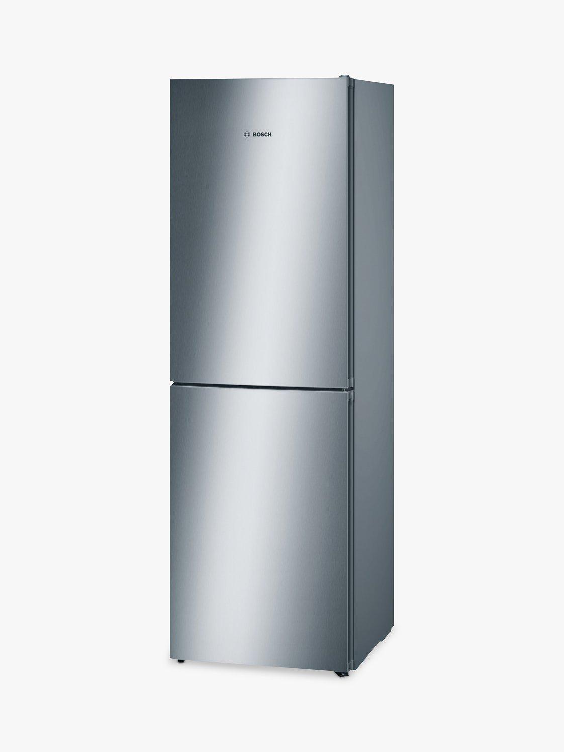Bosch KGN34VL35G Freestanding Fridge Freezer, A++ Energy Rating, 60cm Wide, Stainless Steel Look