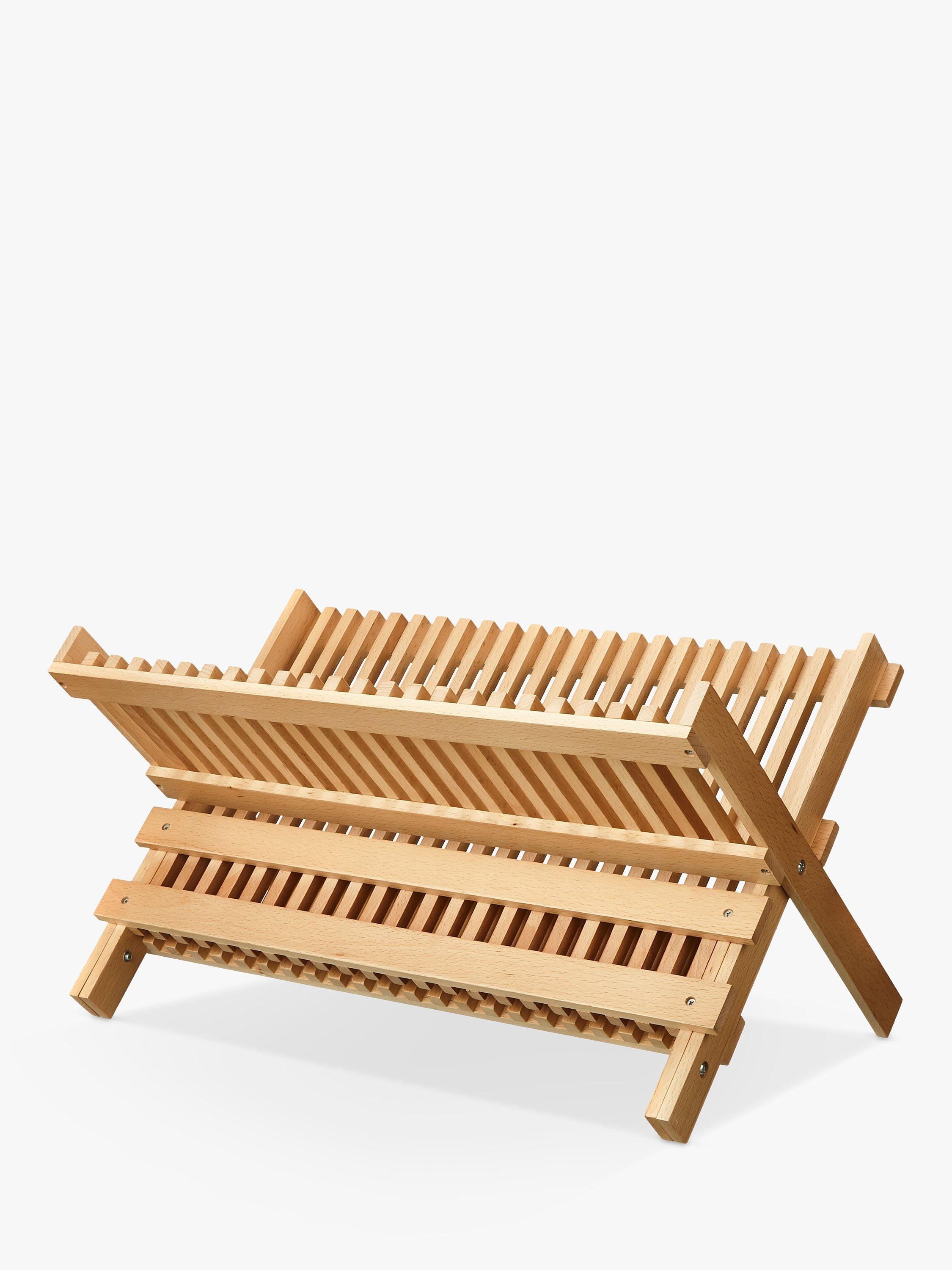 John Lewis Modern Country Beech Dish Drainer, Natural