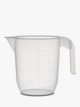 John Lewis Plastic Measuring Jug, 1L