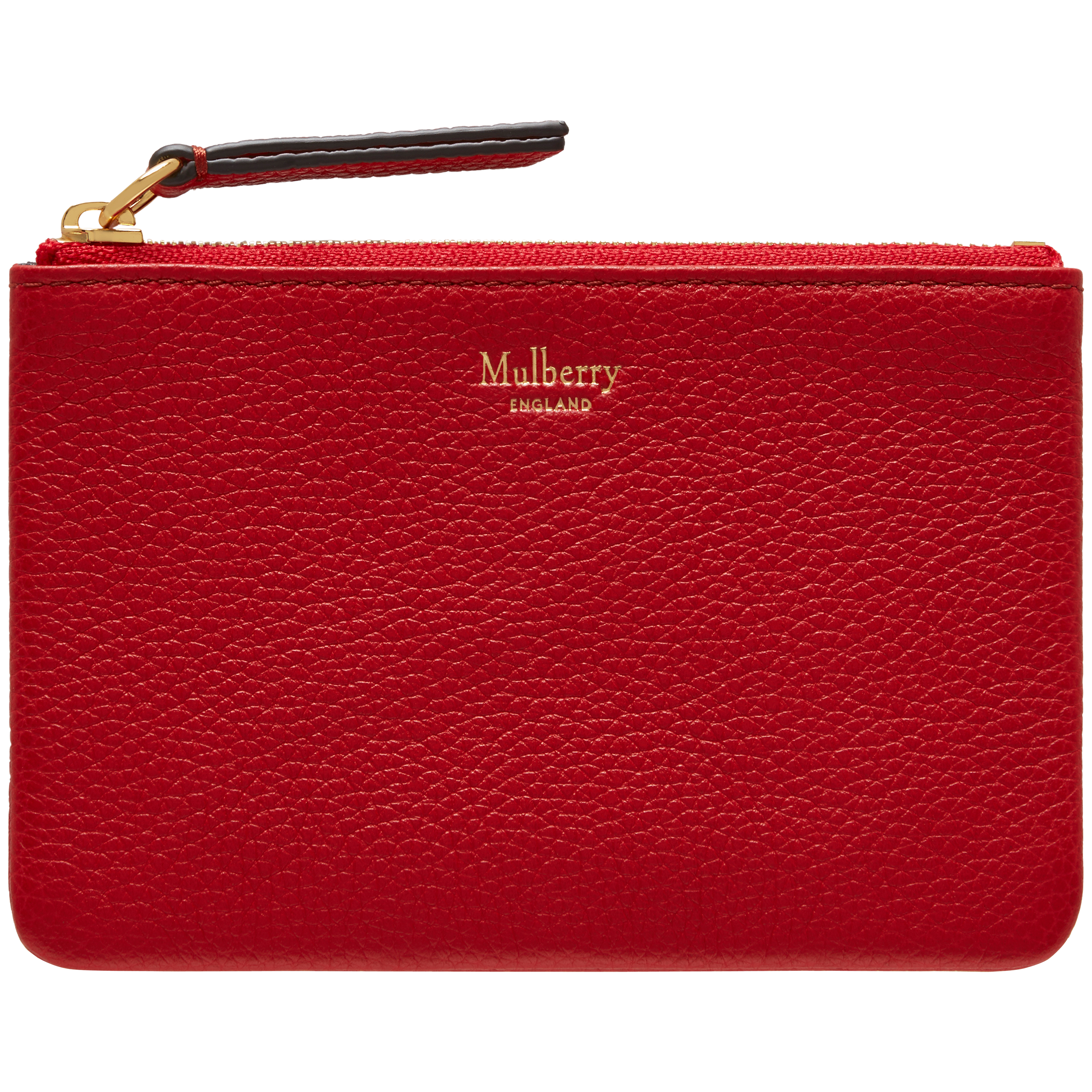 Mulberry Small Classic Grain Leather Zip Coin Pouch