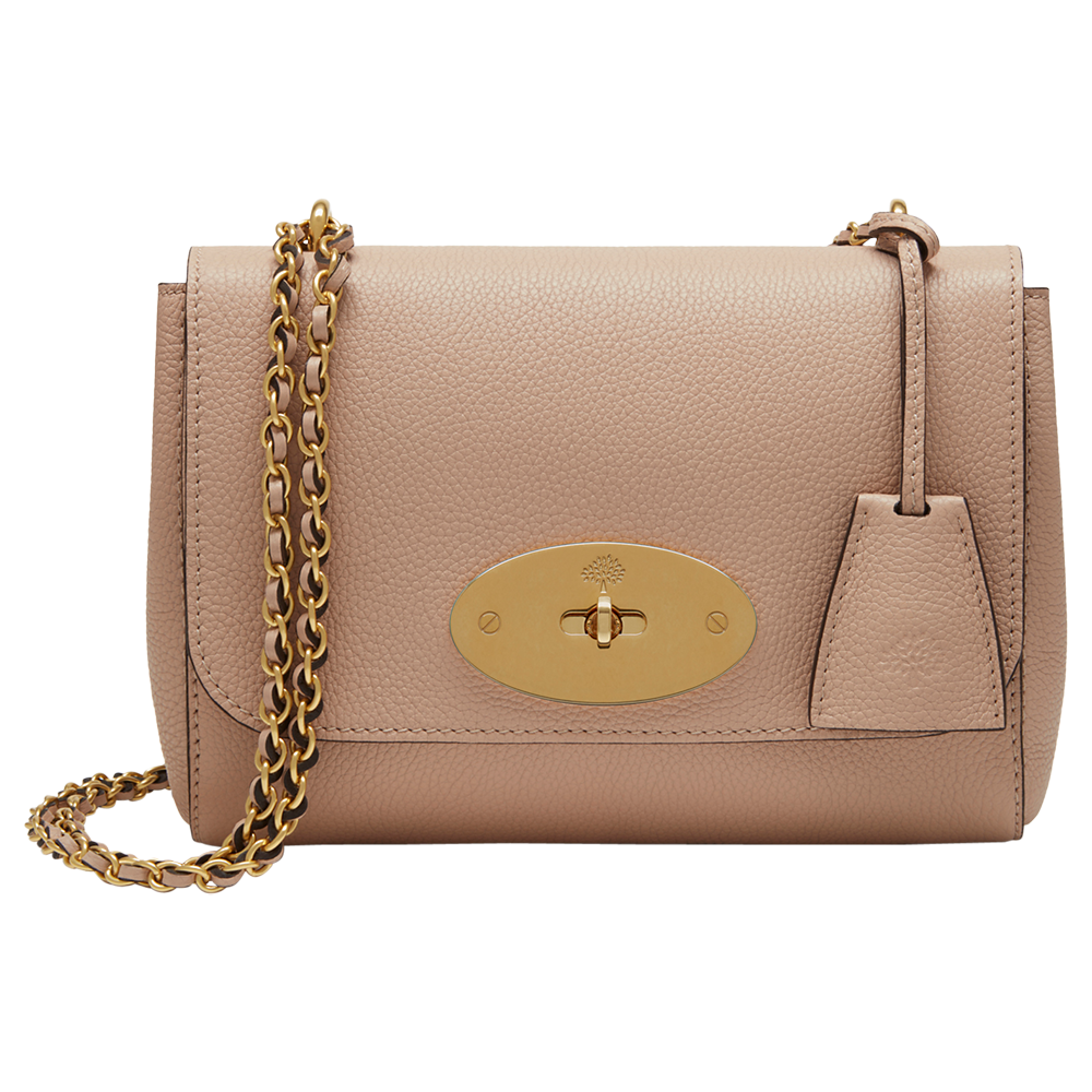 Mulberry Lily Small Classic Grain Leather Shoulder Bag, Rosewater