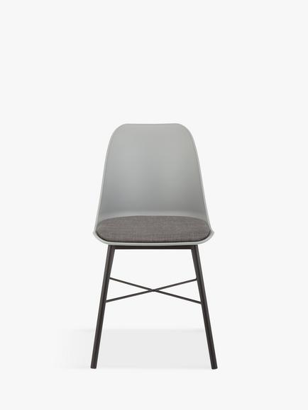John Lewis Whistler Dining Chair - view 2, Dusty Grey