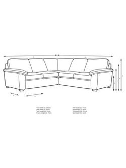 John Lewis Camden 5+ Seater Corner Sofa - view 2, 