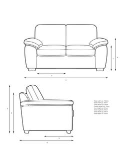 John Lewis Camden Small 2 Seater Sofa - view 2, 