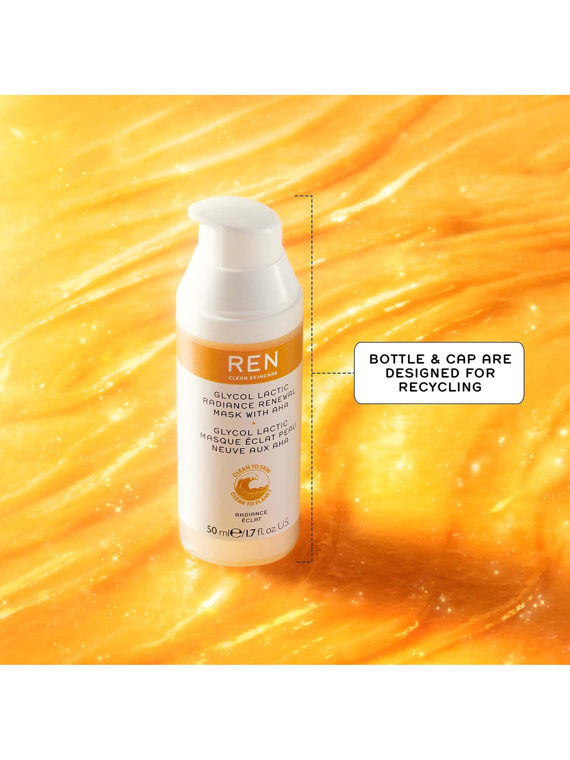 Product image 3 of 7, which shows REN Clean Skincare Glycol Lactic Radiance Renewal Mask, 50ml
