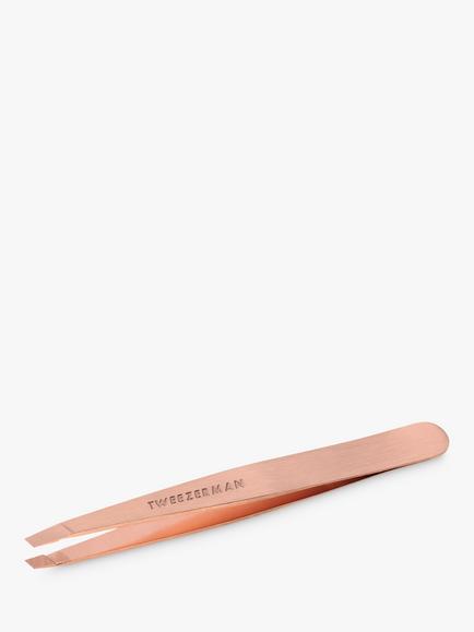 Tweezerman Rose Gold Slant Tweezers, 