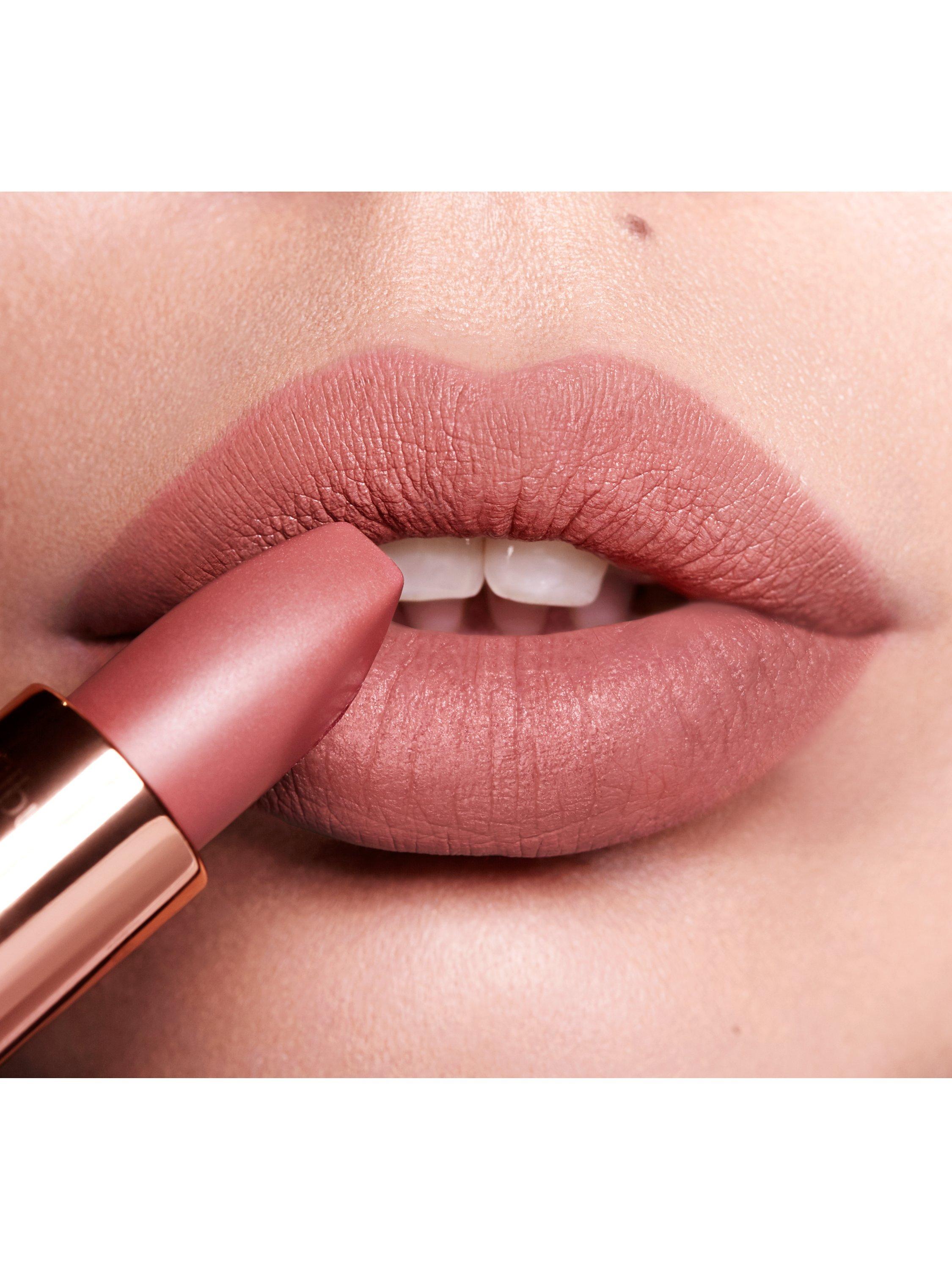 Product image 4 of 5, which shows Charlotte Tilbury Matte Revolution Lipstick, Pillow Talk