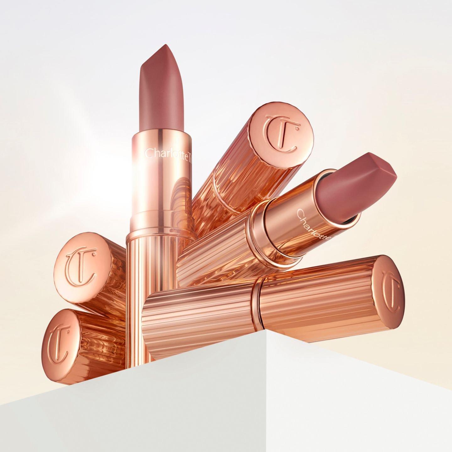 Product image 5 of 5, which shows Charlotte Tilbury Matte Revolution Lipstick, Pillow Talk