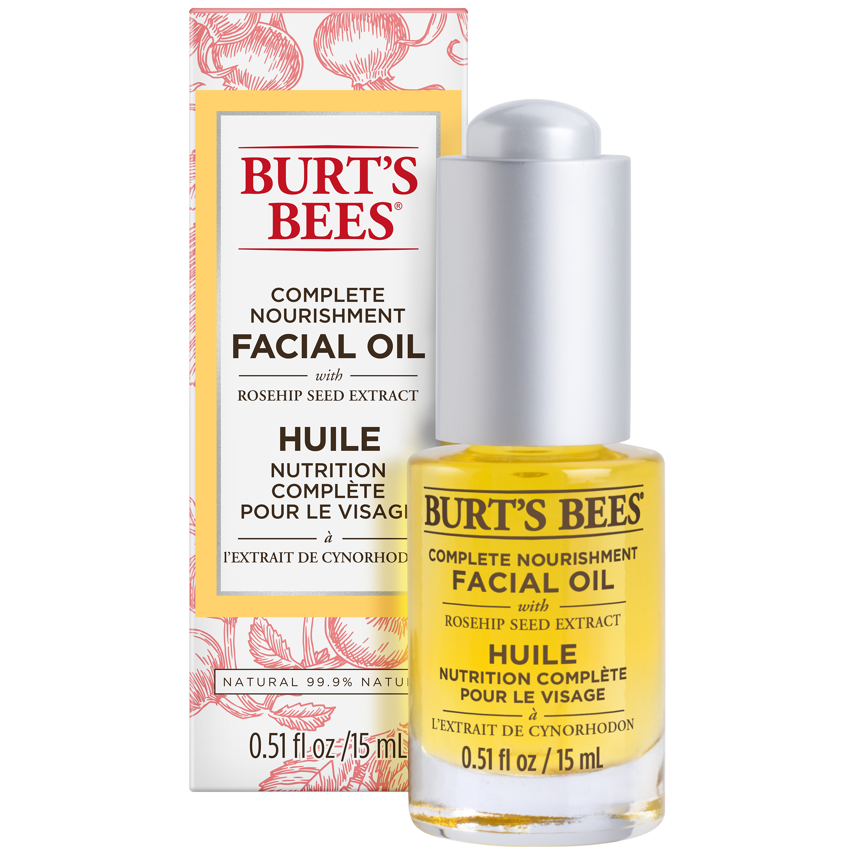 Burt's Bees Complete Nourishment Facial Oil, 15ml