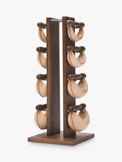 NOHRD Swing Bell Weights Tower Set, Walnut