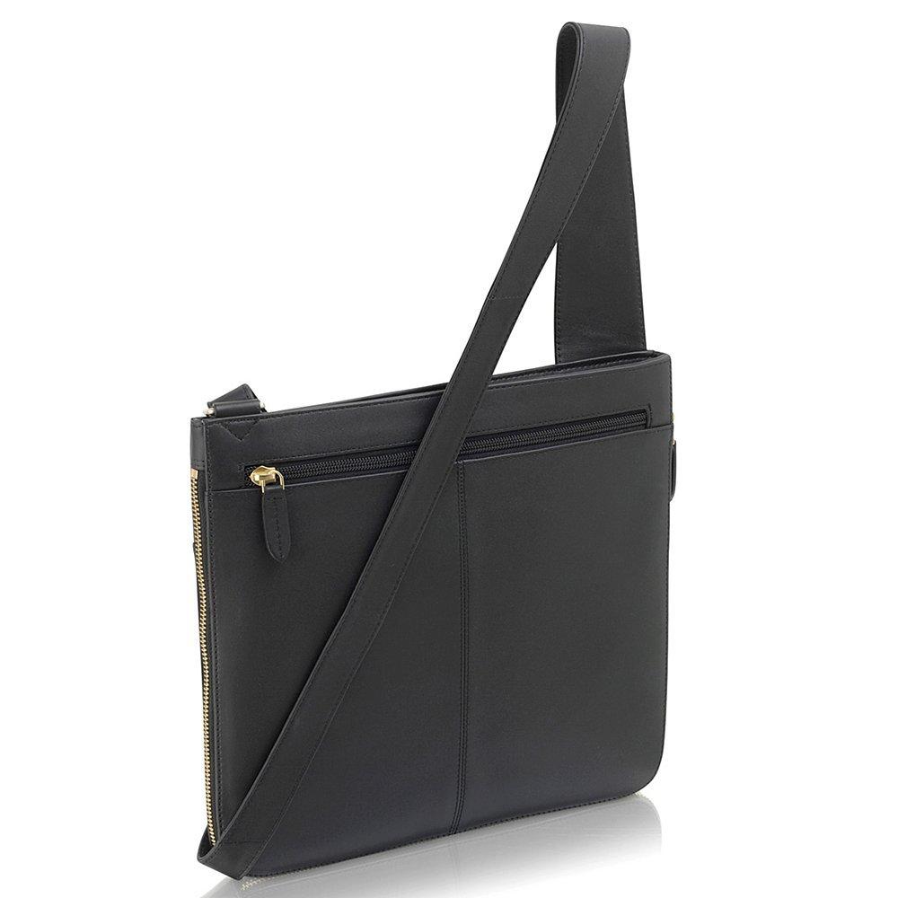 Radley Pocket Bag Leather Large Cross Body Bag Black