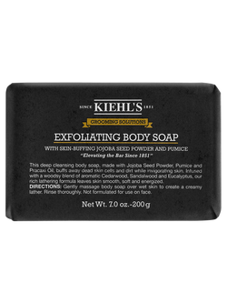 Kiehl's Grooming Solutions Exfoliating Body Soap Bar, 200g, 