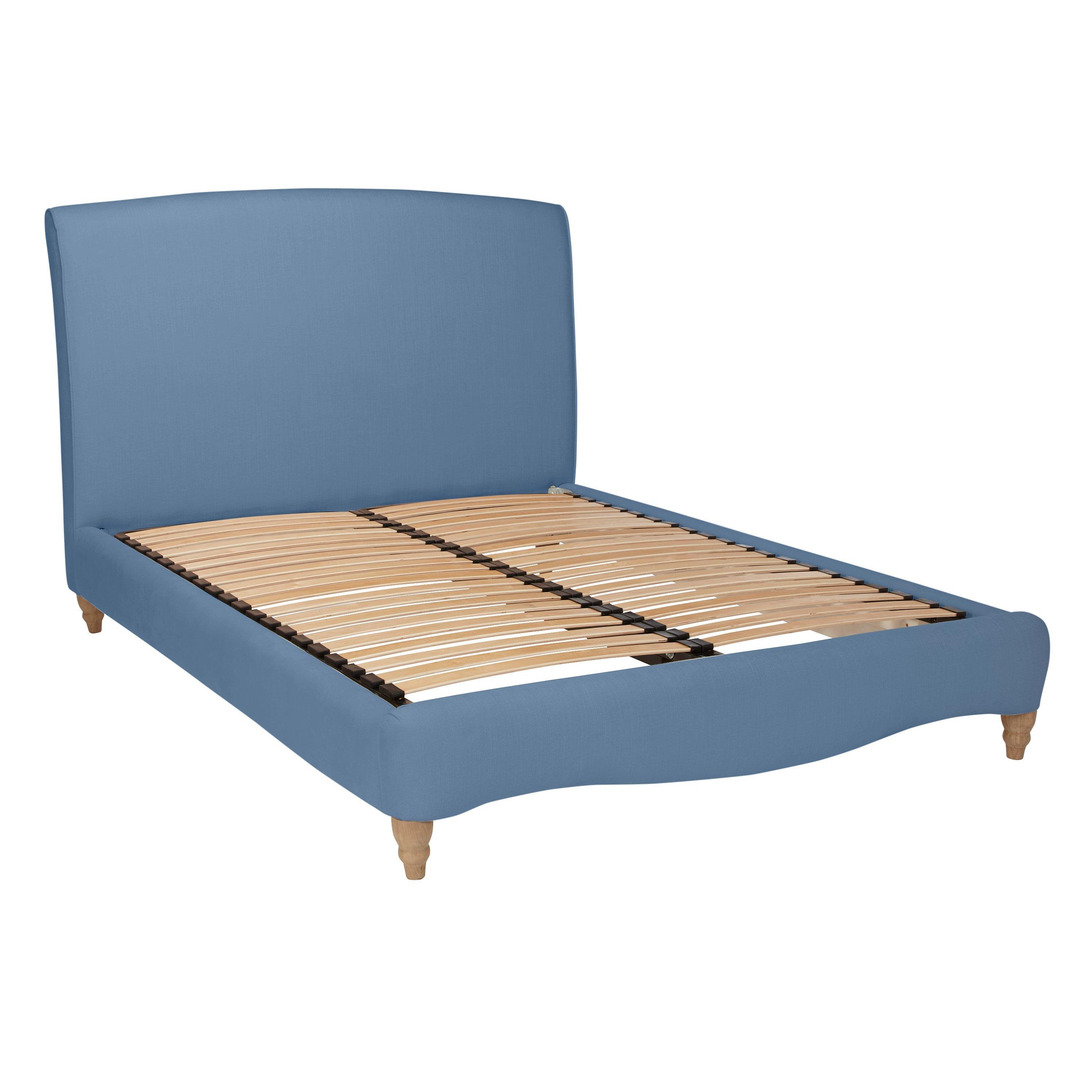 Fudge Bed Frame by Loaf at John Lewis in Brushed Cotton, King Size, Teal