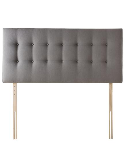 Silentnight Sleep Genius Strutted Headboard, King Size, Slate Grey