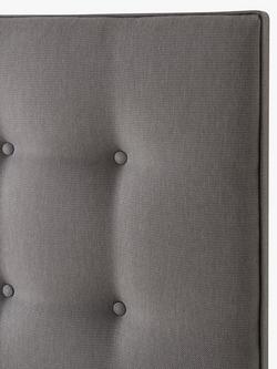 Silentnight Sleep Genius Strutted Headboard, Double - view 2, Slate Grey