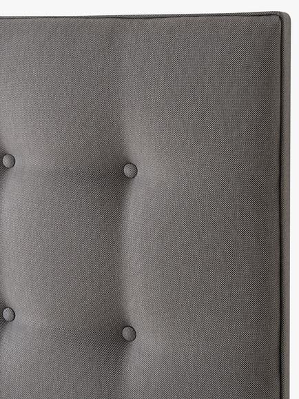 Silentnight Sleep Genius Strutted Headboard, Double - view 2, Slate Grey