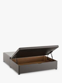 Silentnight End Divan Half Ottoman Storage Bed, King Size, Slate Grey