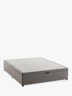 Silentnight End Divan Half Ottoman Storage Bed, King Size - view 2, Slate Grey
