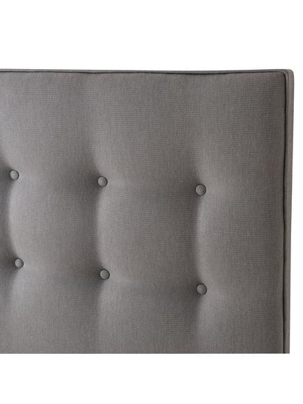 Silentnight Sleep Genius Strutted Headboard, Single - view 2, Slate Grey