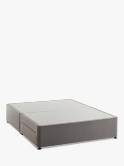 Silentnight Non Sprung 2 Drawer Divan Storage Bed, King Size - view 2, Slate Grey