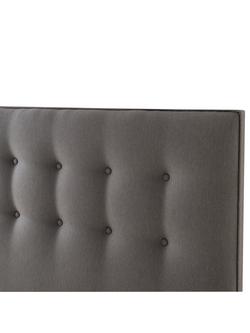 Silentnight Sleep Genius Full Height Headboard, King Size - view 2, Slate Grey