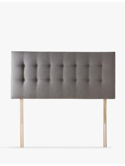 Silentnight Sleep Genius Strutted Headboard, Super King Size, Slate Grey