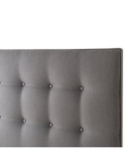 Silentnight Sleep Genius Strutted Headboard, Super King Size - view 2, Slate Grey