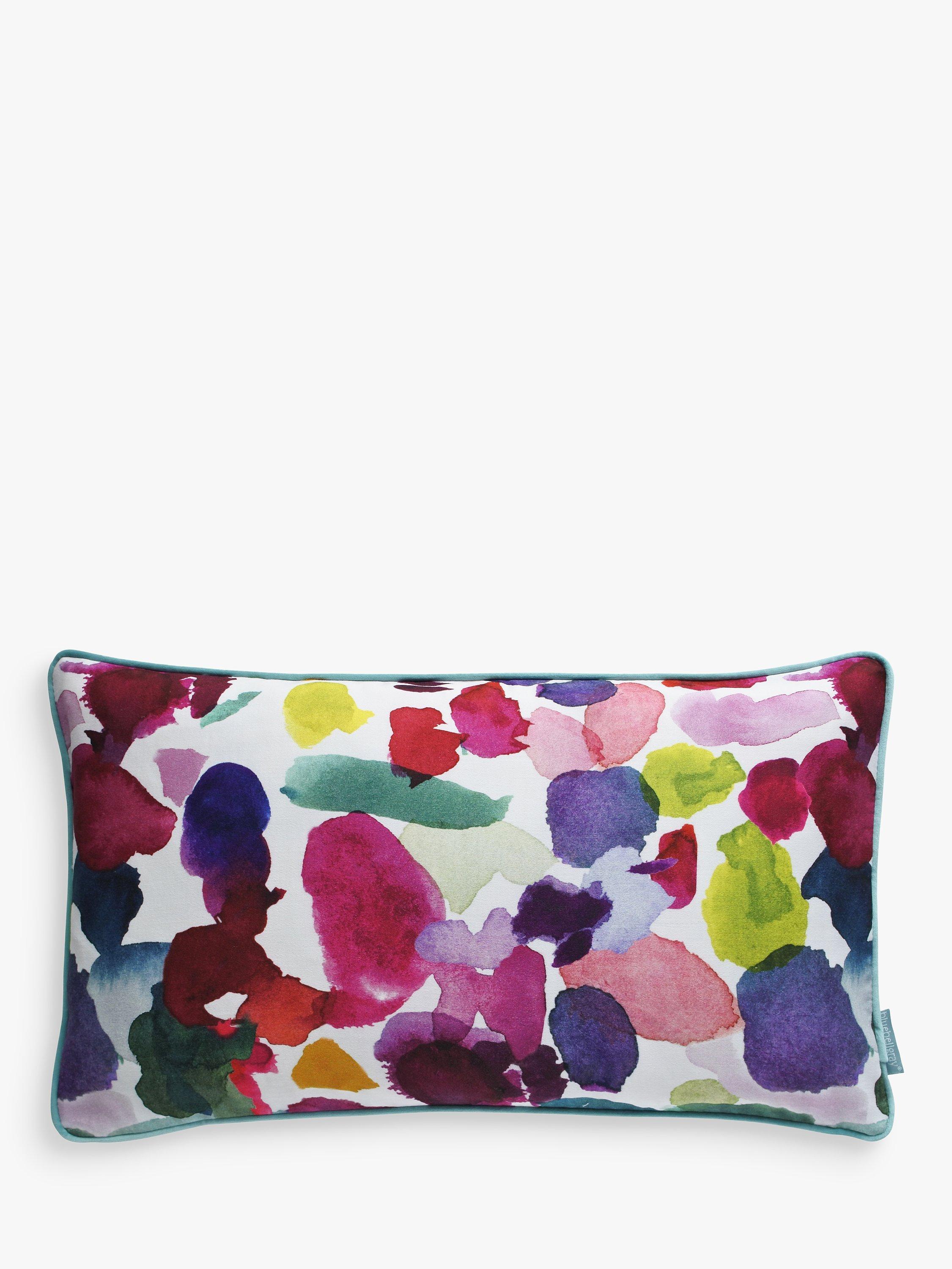 bluebellgray Abstract Print Cotton Cushion