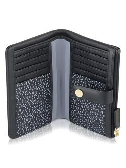 Radley Larks Wood Leather Medium Matinee Purse - view 2, Black