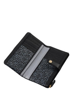 Radley Larks Wood Leather Large Matinee Purse - view 2, Black