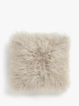 John Lewis Mongolian Sheepskin Cushion