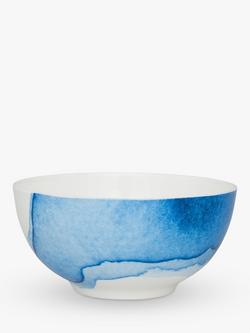 Rick Stein Coves of Cornwall Medium Pasta Bowl, Set of 4, Blue/White, Dia.16cm - view 2, Blue/White