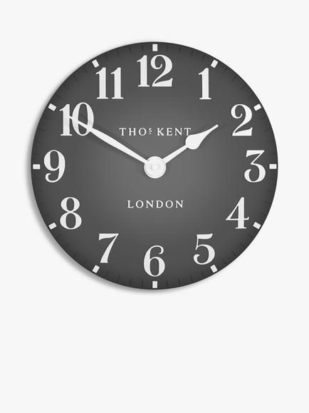 Thomas Kent Arabic Wall Clock, 50cm, Dolphin
