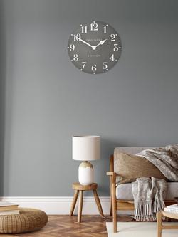 Thomas Kent Arabic Wall Clock, 50cm - view 2, Dolphin