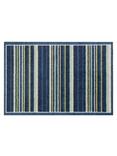 John Lewis Washable Multi Stripe Door Mat, L50 x W75cm