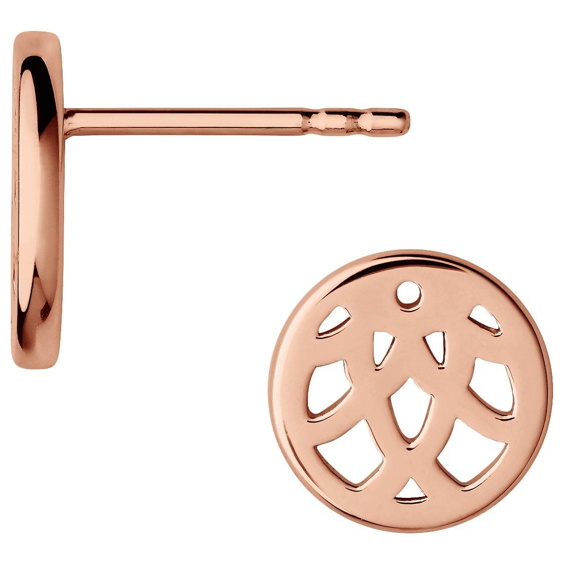 Links of London Extension Round Stud Earrings, Rose Gold