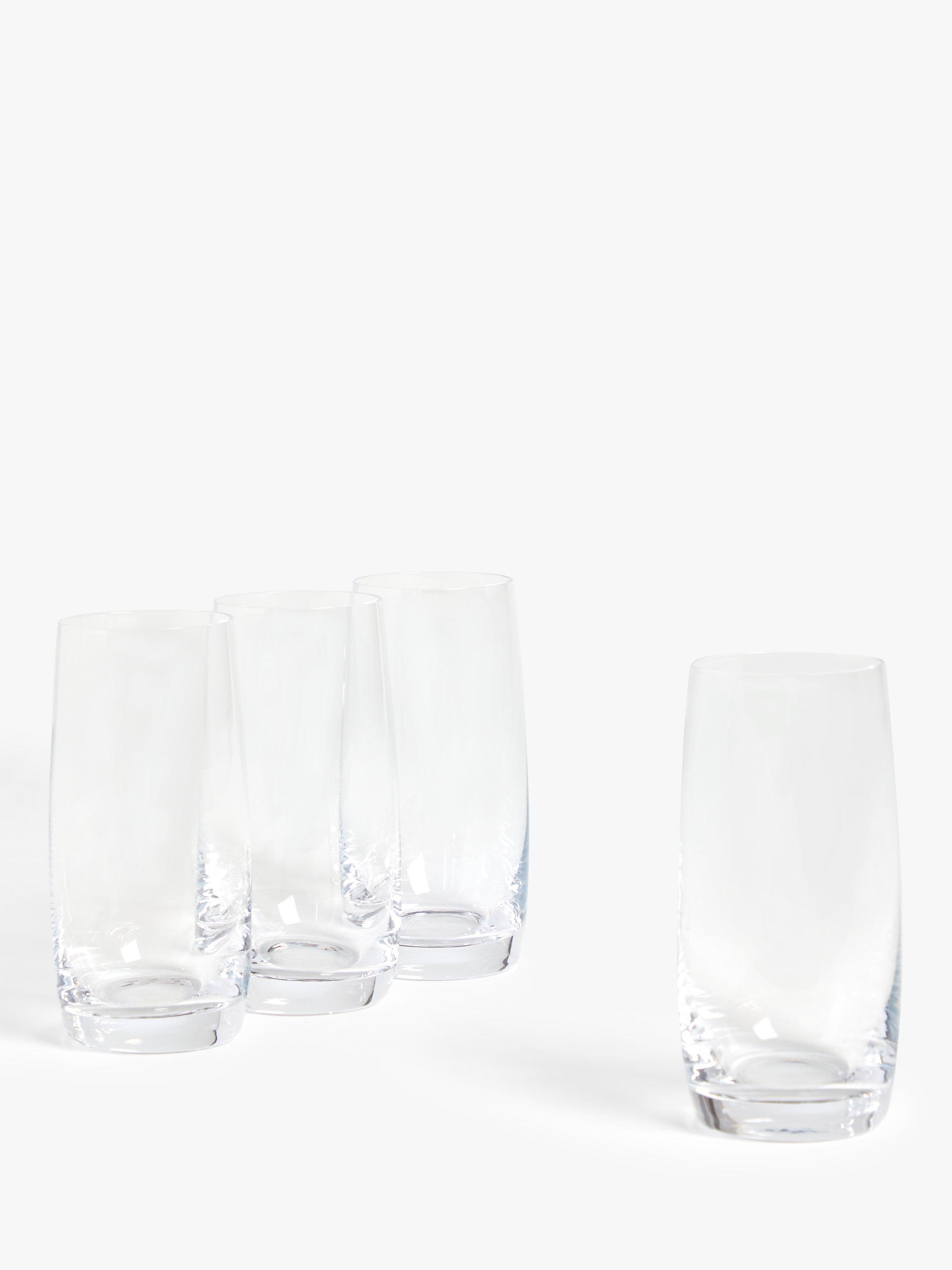 ANYDAY John Lewis & Partners Drink Highball Glasses, Clear, 350ml, Set of 4