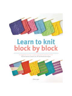 Search Press Learn To Knit Block by Block Book by Che Lam