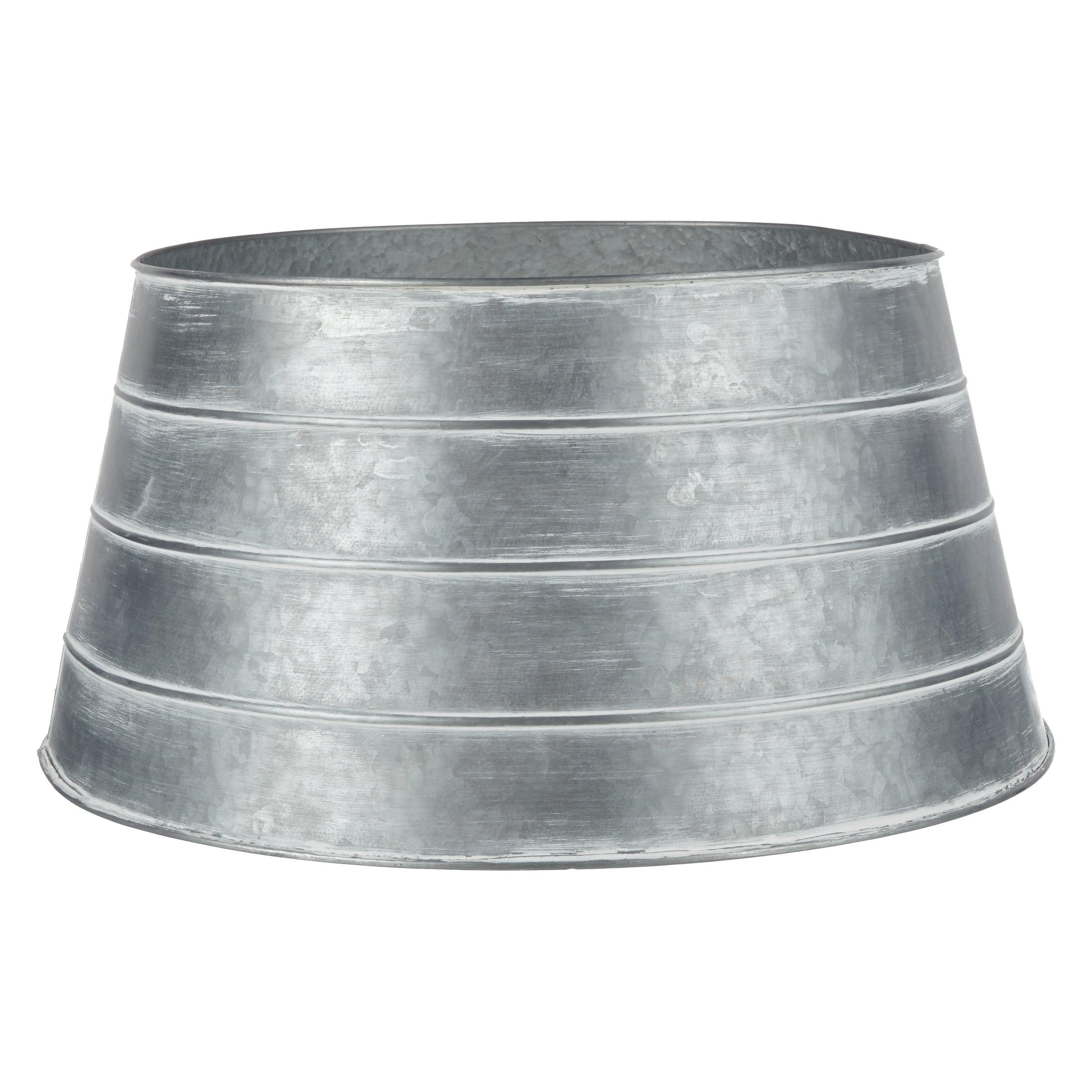 John Lewis Highland Myths Galvanised Tree Skirt, Silver