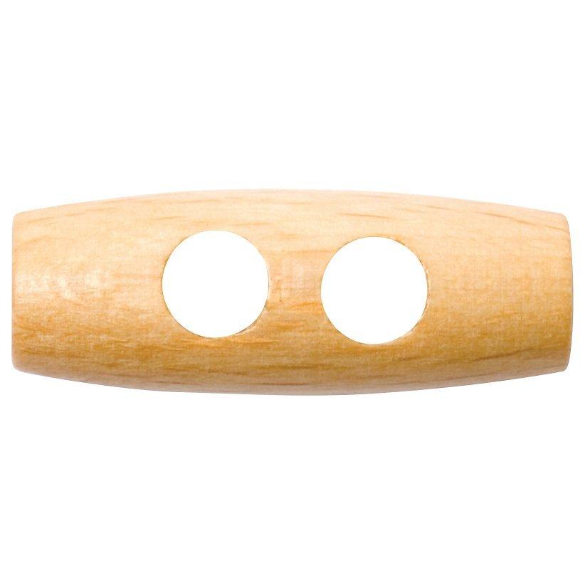 Groves Wooden Toggle Button, 30mm, Pack of 3