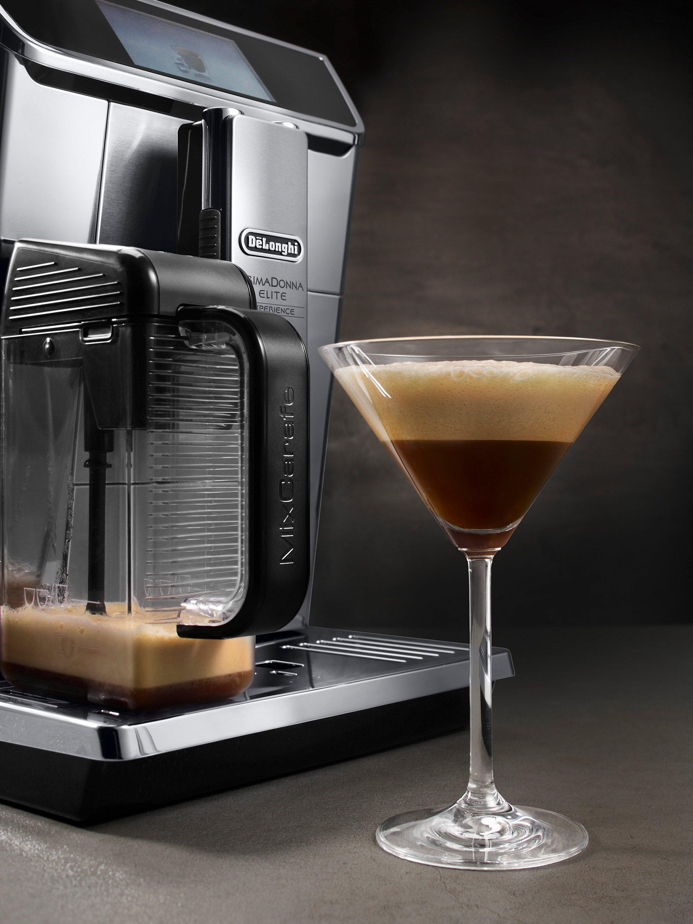 De Longhi PrimaDonna Elite Experience ECAM650.85.MS Fully Automatic Bean to Cup Coffee Machine Metal Silver