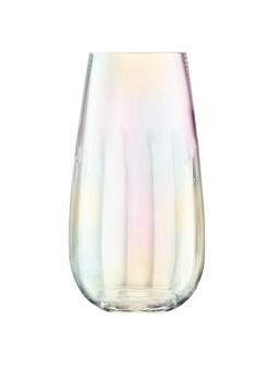 LSA International Pearl Optic Vase, Wide, H28cm, Multi