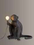 Seletti Sitting Indoor/Outdoor Monkey Table Lamp, Black