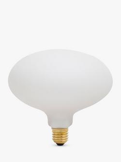 Tala Oval Porcelain 6W ES LED Dimmable Bulb, White