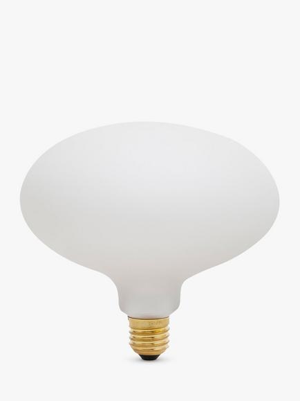 Tala Oval Porcelain 6W ES LED Dimmable Bulb, White