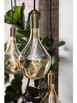 Tala Voronoi II 3W ES LED Dimmable Bulb, Clear - view 2, Clear/Gold