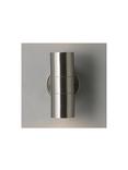 John Lewis Strom LED Outdoor Wall Light, Steel